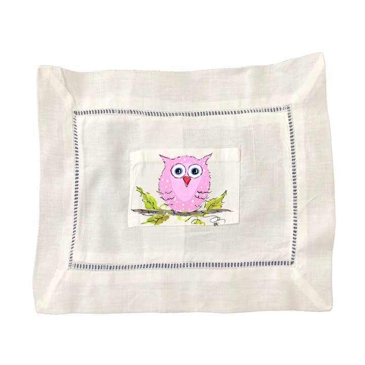 Almohada del Ratón Pérez - 677 BÚHO ROSA para venta al por mayor de Designs By Beverly, LLC