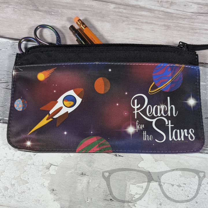 Pencil Case- Reach for the Stars for wholesale by Mini Geek Boutique