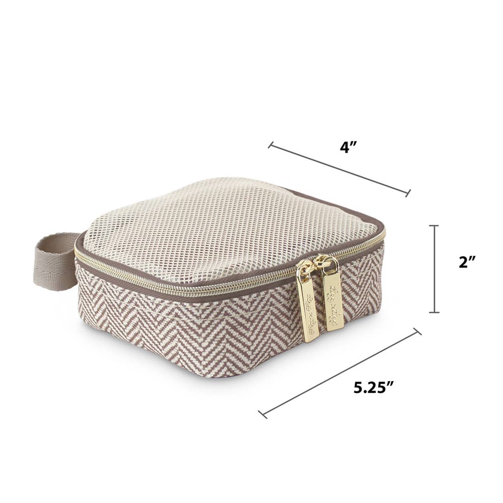 Itzy Ritzy - Wholesale Diaper Bag - Baby - Taupe Pack Like a Boss™ Diaper Bag Packing Cubes10