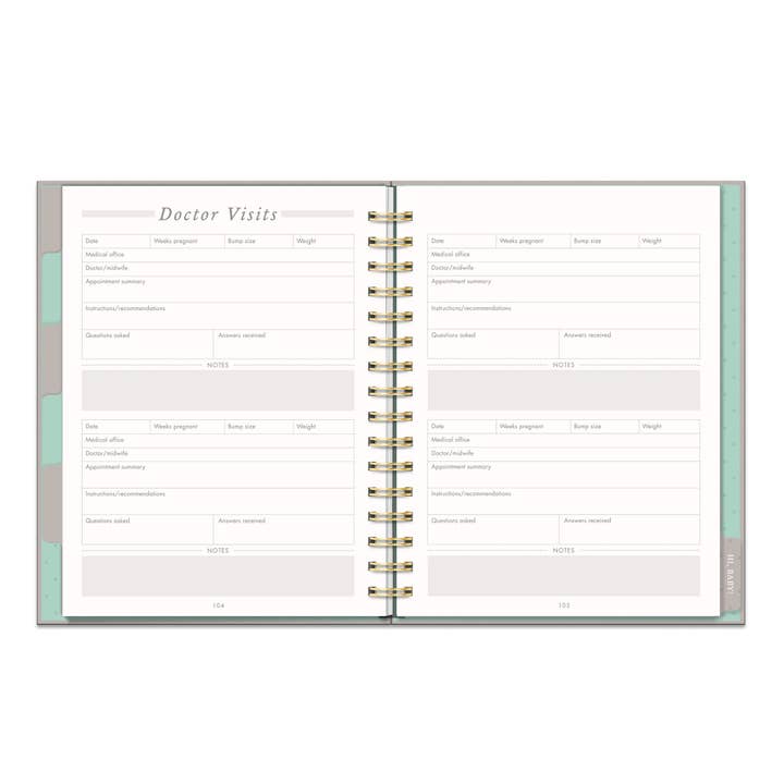 Studio Oh! - Wholesale Planner - Countdown to Baby Undated Pregnancy Planner6
