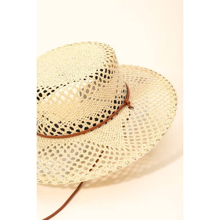 Anarchy Street - Wholesale Straw Hat - Women's - Straw Braided Flat Top Fashion Hat