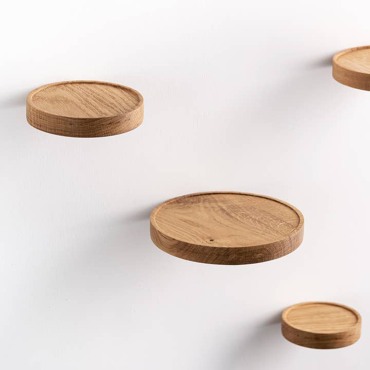 Small round shelf, plant shelf, wall holder, floating shelf for wholesale by Beaverhut