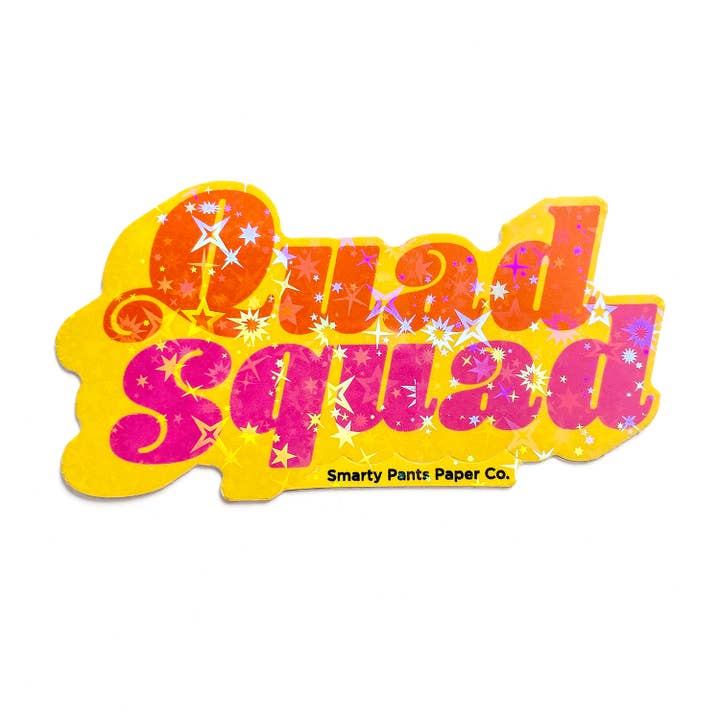 Smarty Pants Paper - Wholesale Sticker - Quad Squad sticker- 50% off closeout1