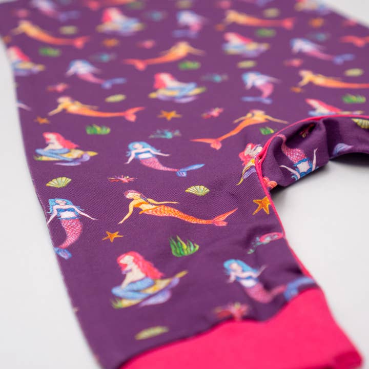 Mystical Mermaids in Purple Dungarees for wholesale by JECO