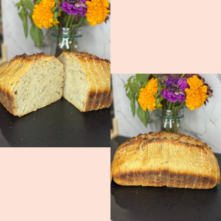 Ajo Asado con Hierbas y Parmesano en Rebanadas de Masa Madre para venta al por mayor de Hullabaloo Farms