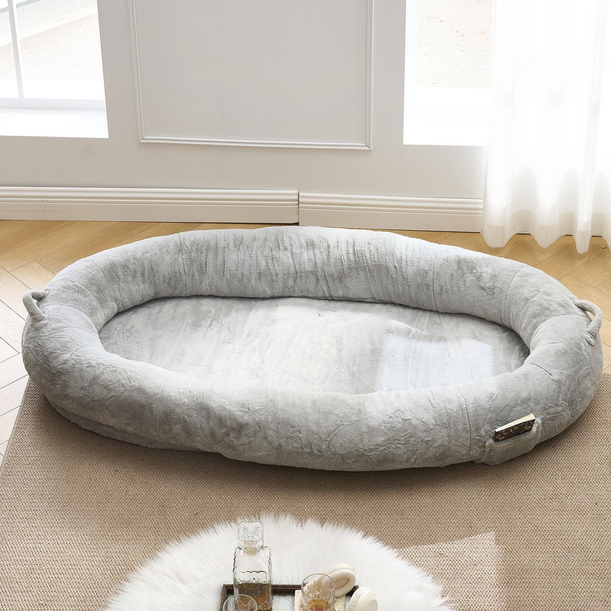 HOMYCASA DESIGN INC - Wholesale Pet Bed - Cat/Dog - Extra Large Memory Foam Human Size Dog Bed Storage3