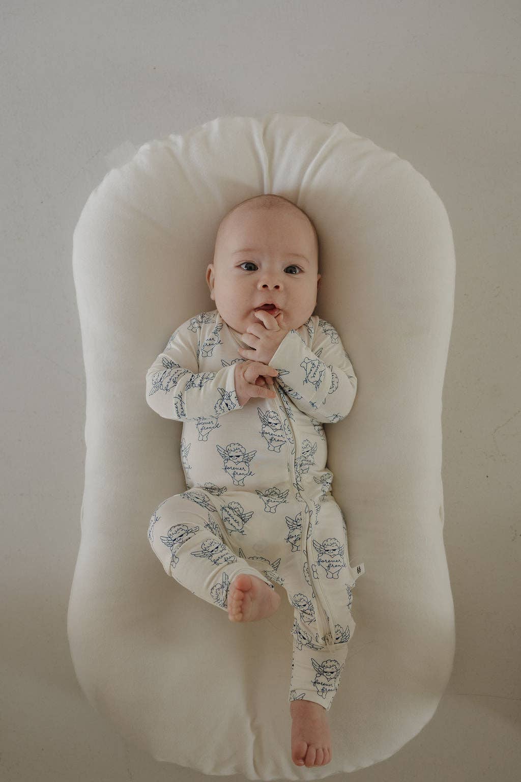 Forever French Baby - Wholesale Sleepsuit - Baby - Bamboo Zip Pajamas | ff Los Angeles4
