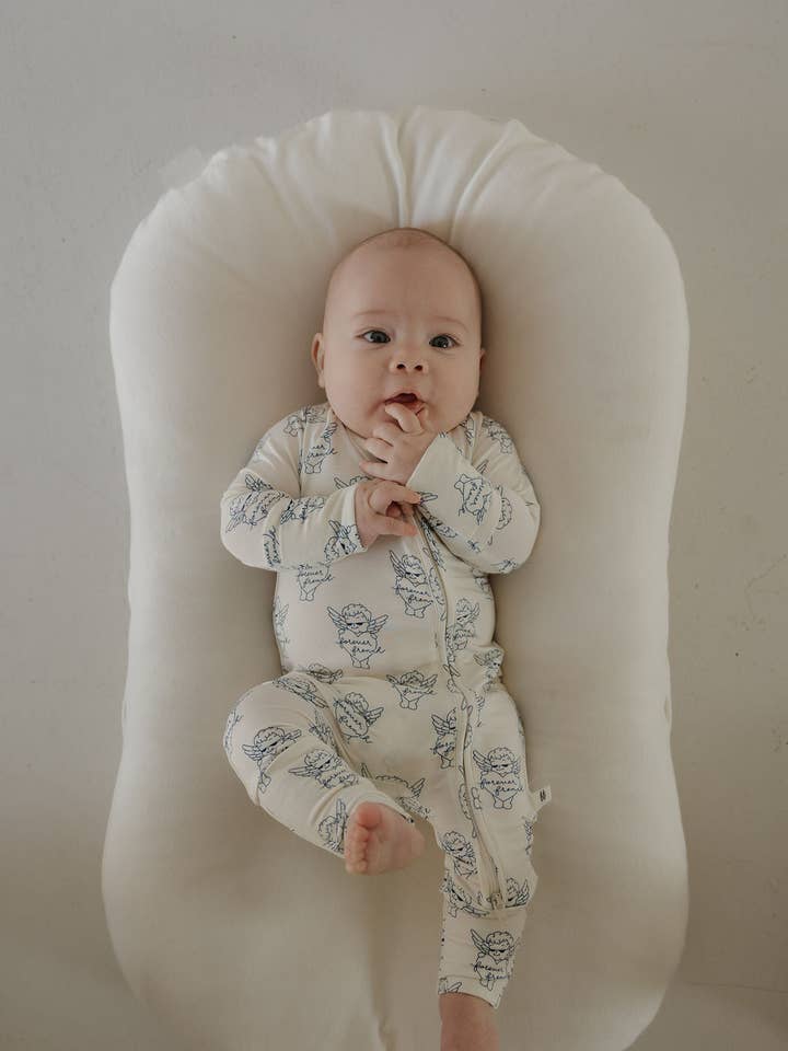 Forever French Baby - Wholesale Sleepsuit - Baby - Bamboo Zip Pajamas | ff Los Angeles4