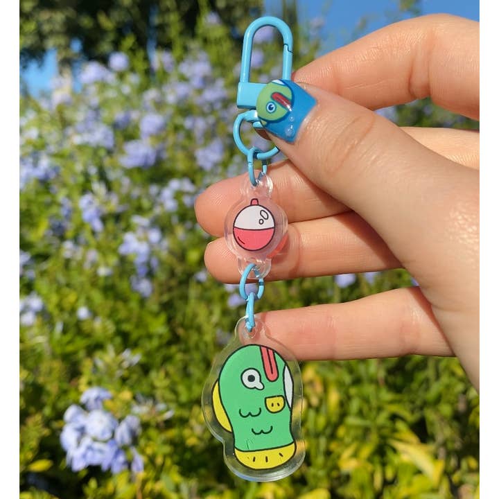 Gone Fishin' Keychain for wholesale by applefish LLC