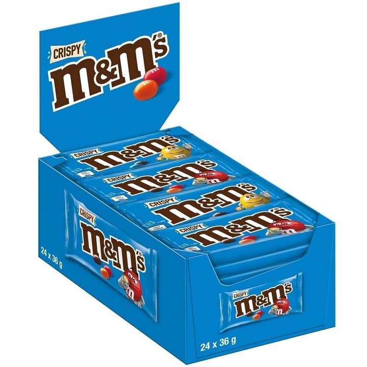 M&M's Crispy 36g (UK) for wholesale by Global Bite Co