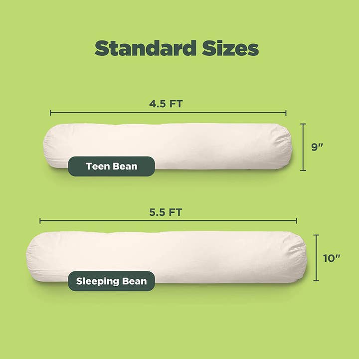 Bean Products - Wholesale Bedding Pillow - The Original Sleeping Bean and Teen Bean Body Pillow