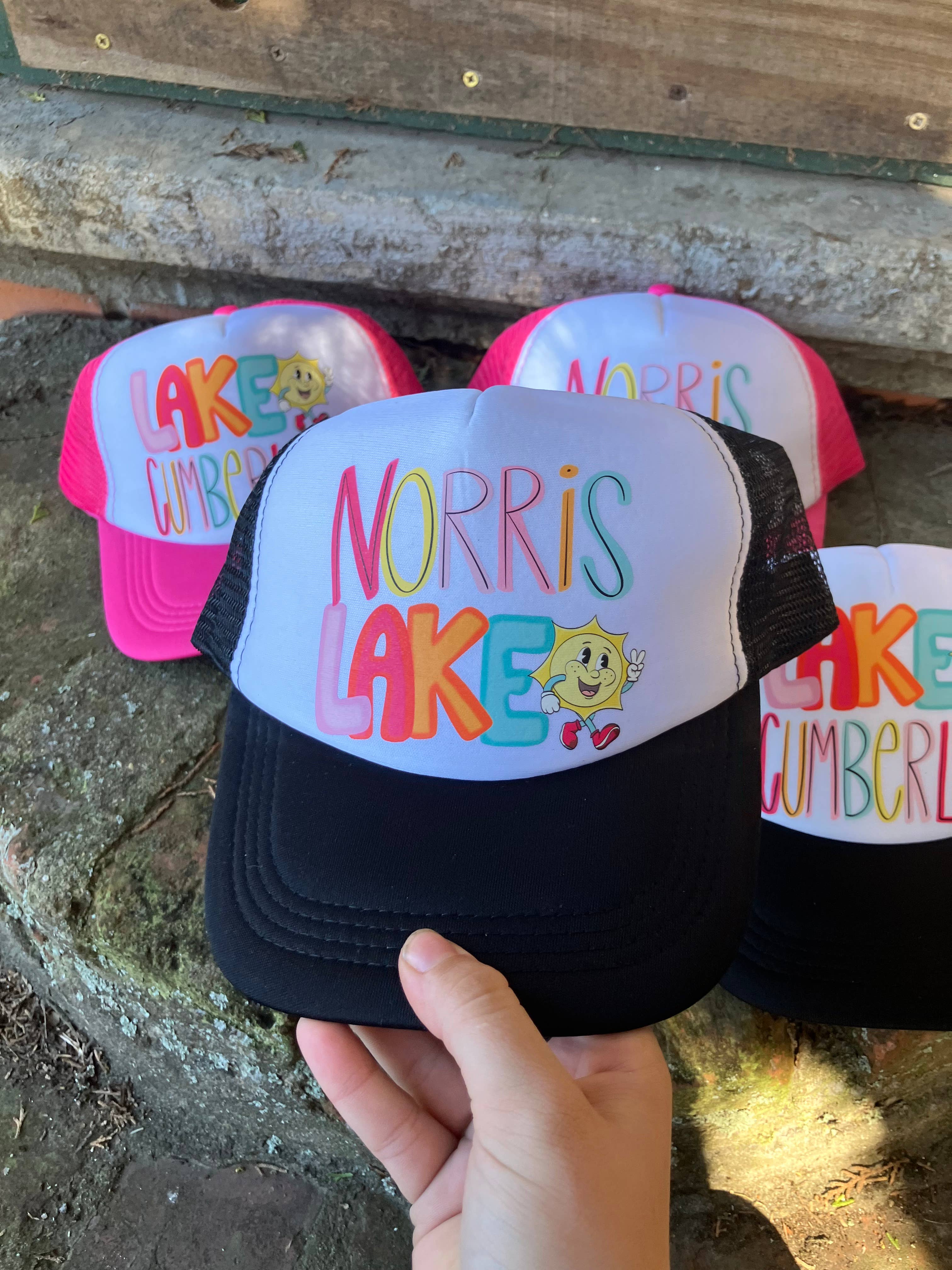 on the Bayou - Wholesale Trucker Hat - Women's - Custom Lake summer trucker hats2