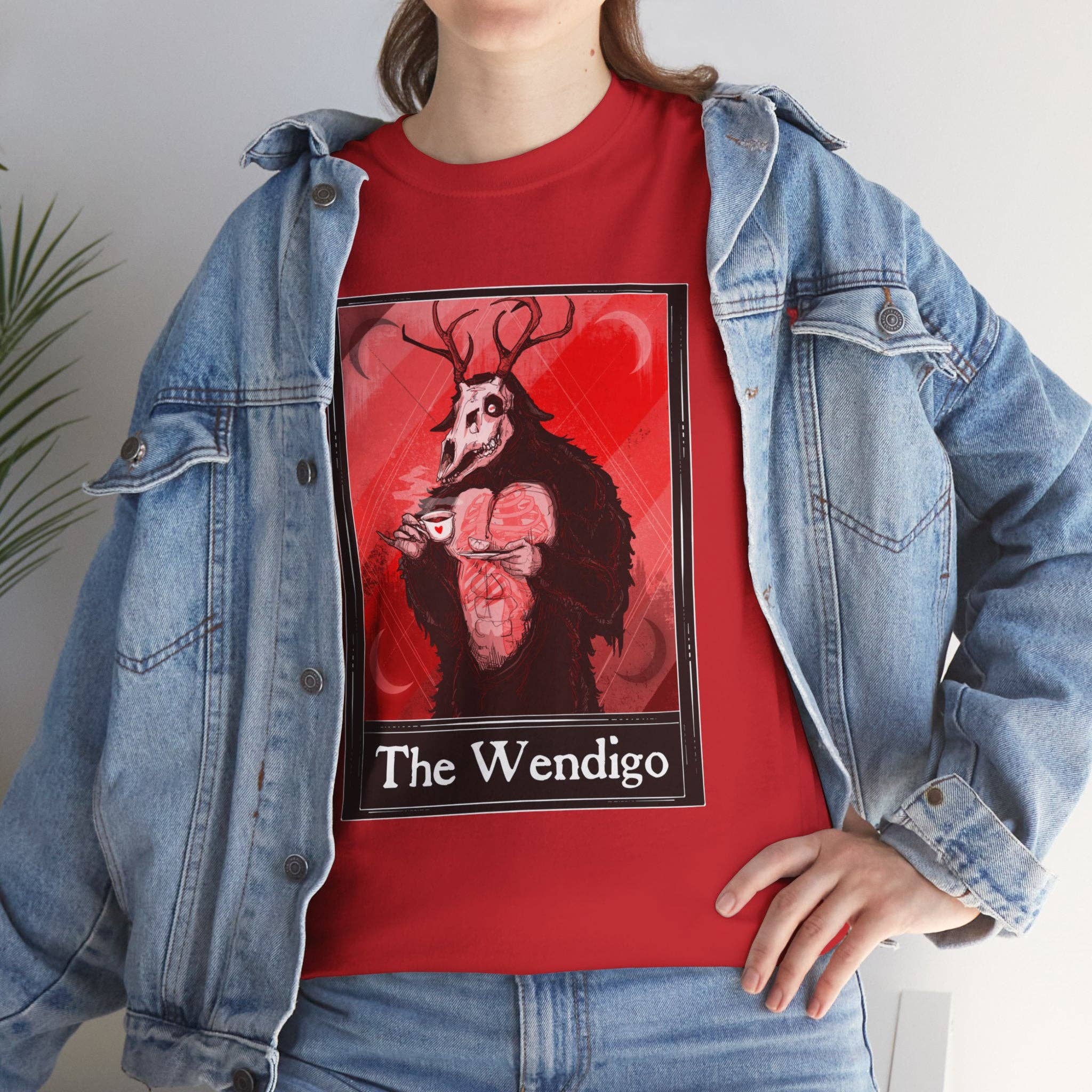 LVB Art - Wholesale T-Shirt (Graphic) - Unisex - The Wendigo Tarot  (Front & Back Print) Unisex Heavy Cotton Tee25