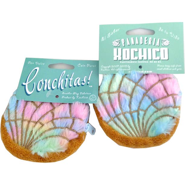 "Unicorn" Rainbow Tie-dye Plush Concha Coin Purse and other Purchase Wholesale unicorn purse. Free Returns & Net 60 Terms on Faire trending on Faire.