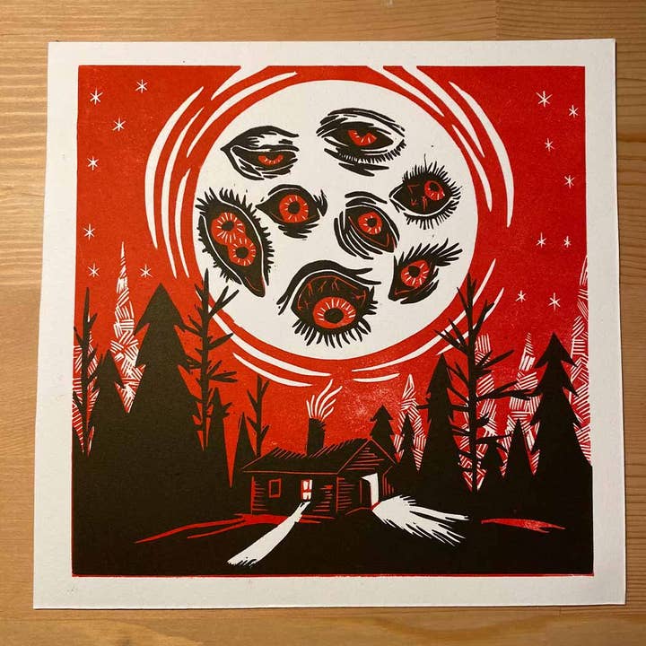 Always Watching Art Print for wholesale by Blockforest