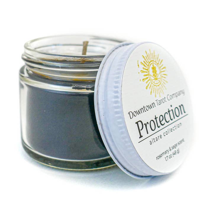Mini Altar Candle - Protection for wholesale by Downtown Tarot Company