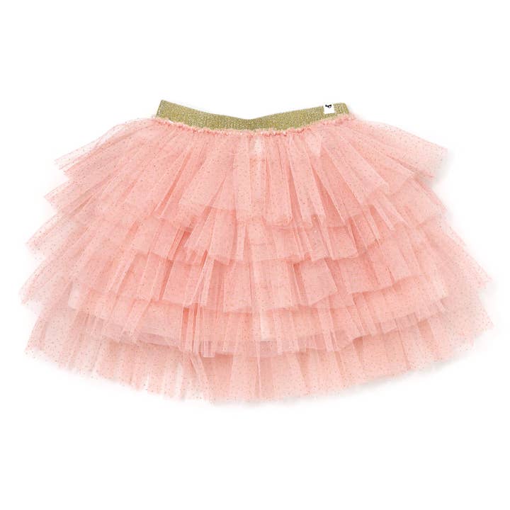 Gold Band Layered Frill Tutu Skirt for wholesale by oh baby!