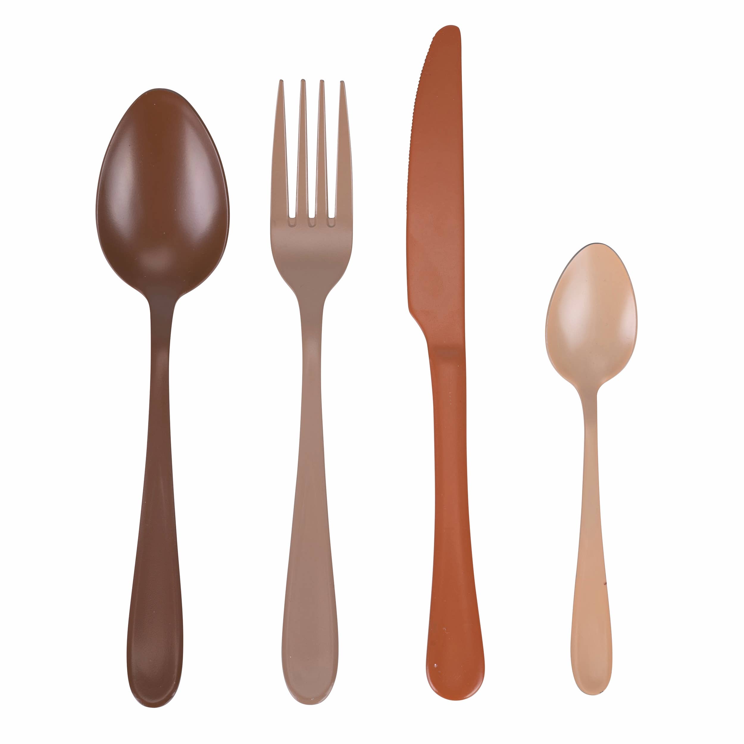 VdE Tivoli 1996 – wholesale Bestickset – VdE Tivoli 1996 Bestickset Shade of Chocolate, 24 delar i 6 nyanser7