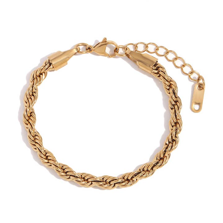 Soul Charms - Wholesale Link & chain bracelet - Pearls Moonstone Gold Layering Bracelets Waterproof, 18K Gold Plated5