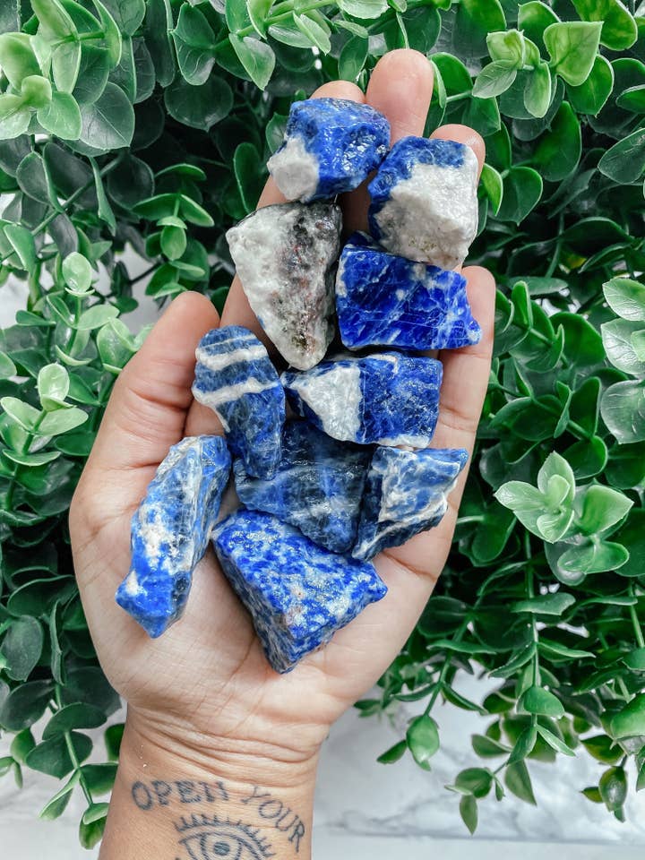 Rough Sodalite for wholesale by Peach and Pixie