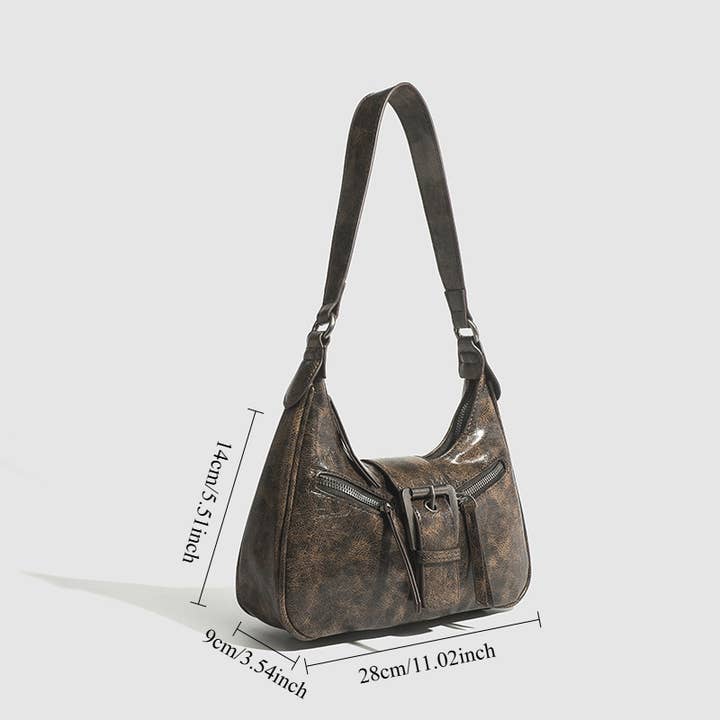 wandf - Wholesale Shoulder bag – women's - Trendy Maillard Hobo Bag Shoulder Purses for Women8