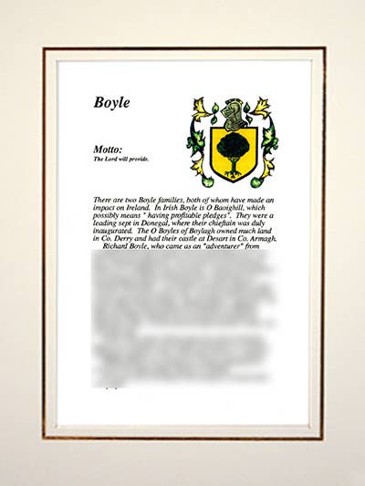 Boyle for engroshandel hos Family Histories