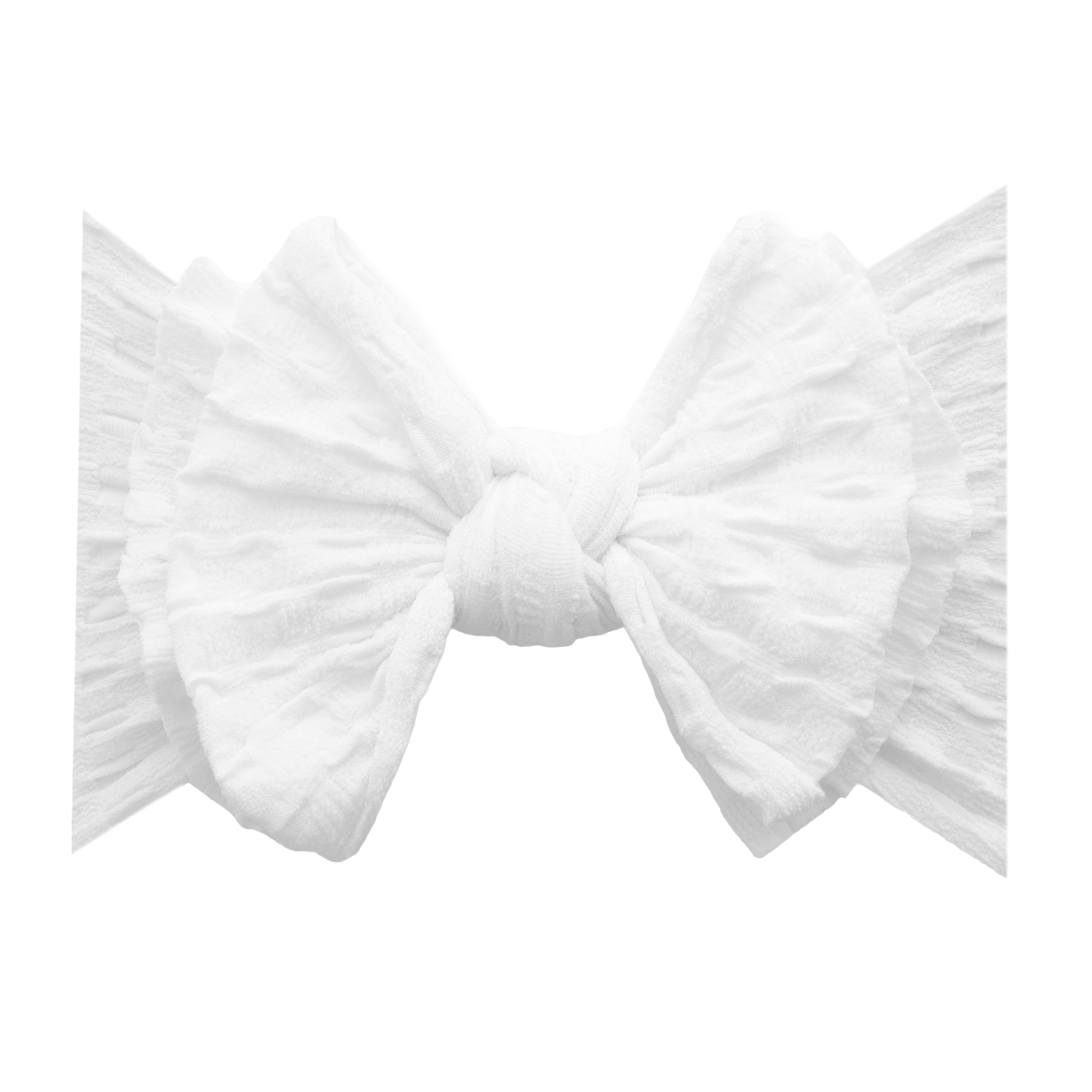 Baby Bling Bows – Engroshandel Hårsløjfe – Baby – Baby Bling® Waffle FAB® struktureret blød nylonbøjle4