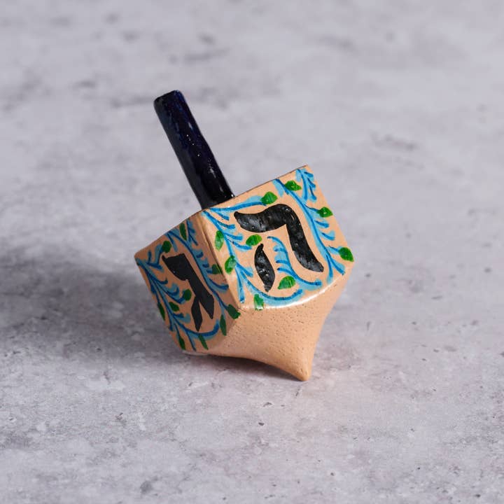 Ten Thousand Villages - Wholesale Dreidel - Kids - Painted Wood Dreidel1
