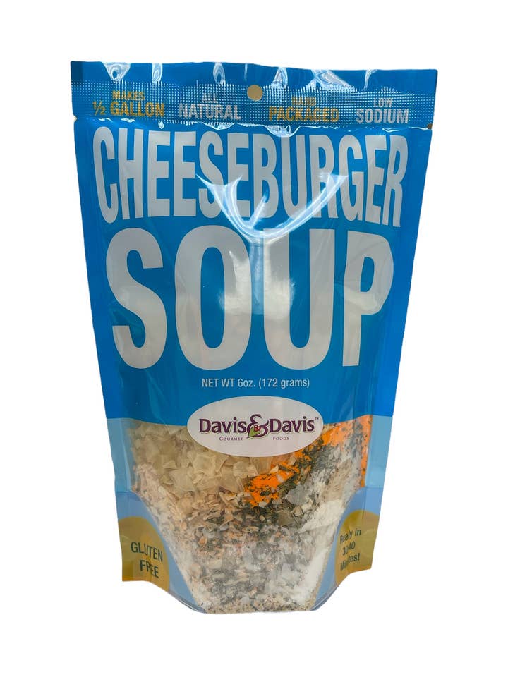 Cheeseburger Bountiful Bowl Soup Mix for wholesale by Davis & Davis Gourmet Foods
