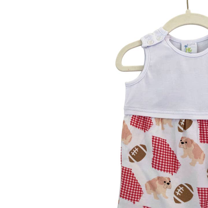 Bulldog Football JonJon for wholesale by Huckleberry Hill Kids
