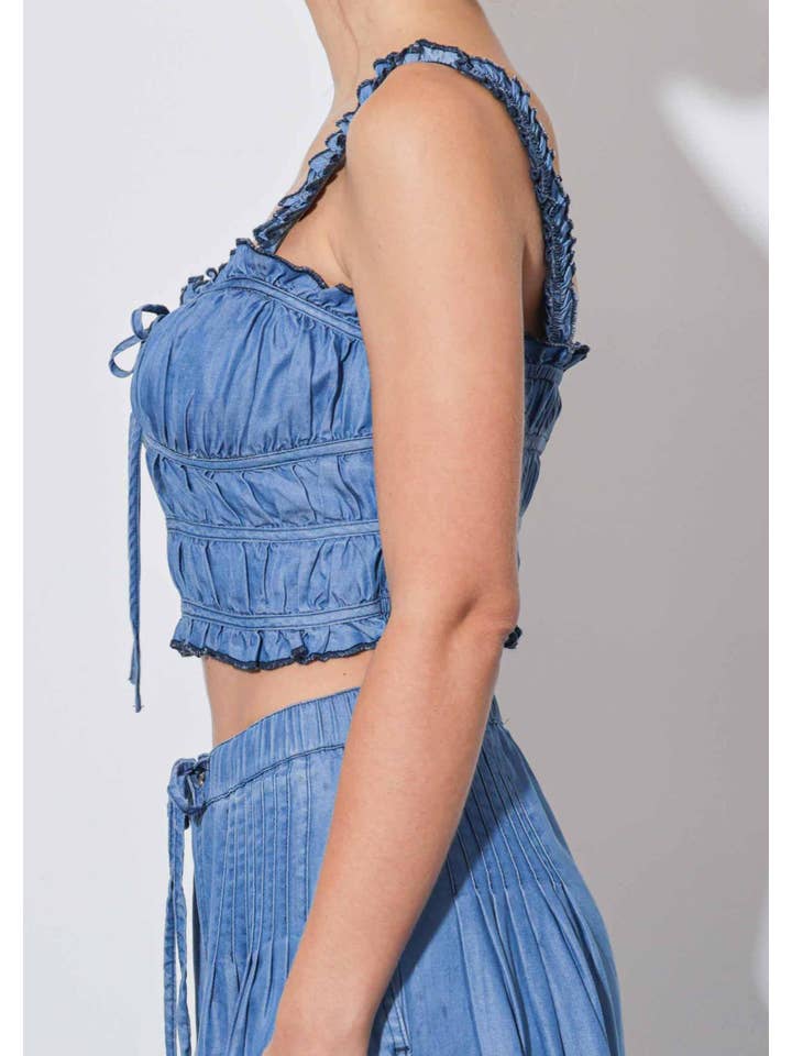 PIETRA MEDIA Top arricciato in TENCEL™ in vendita all'ingrosso su Faire2