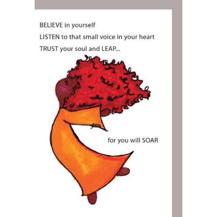 Little Feet's Opus, LLC - Wholesale Encouragement Card - 4"x 6" Soar Card
