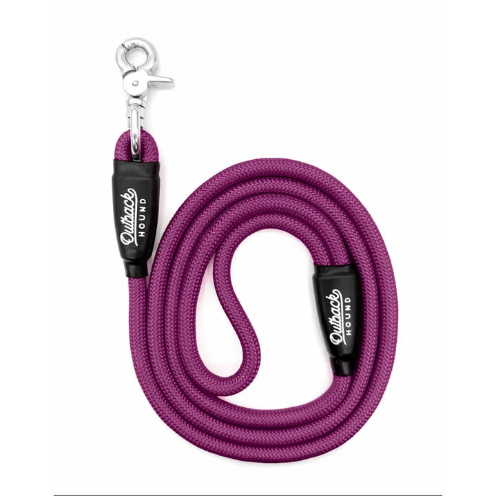 Plum Everyday Dog Leash for wholesale by Outback Hound