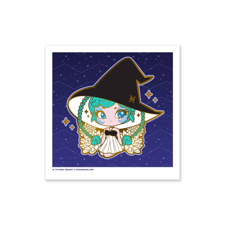 SHOURIMAJO - Wholesale Art Print - Art Prints Zodiac Chibi Witches11