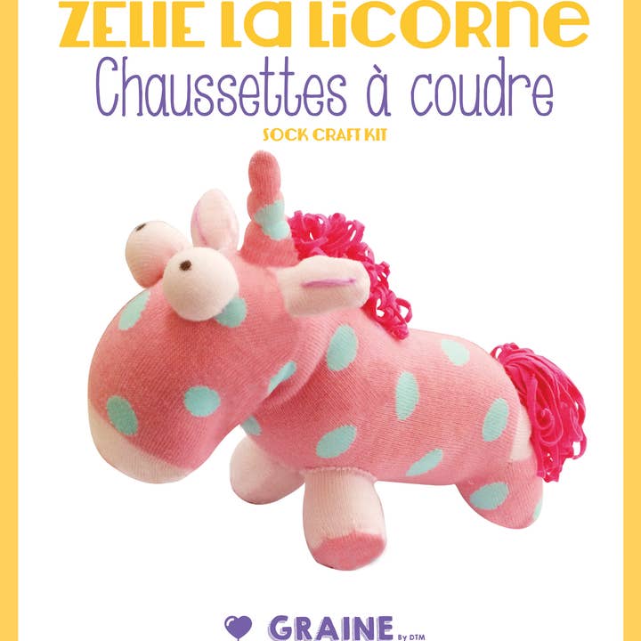 Graine Créative - Wholesale Knitting/Crochet Supplies - UNICORN SOCK SEWING KIT2