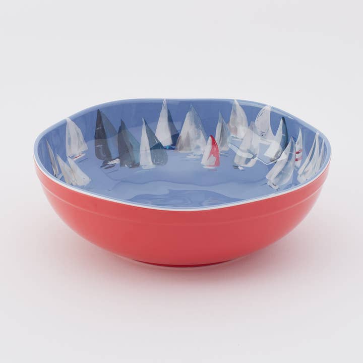 Melamine Bowl (Small) - Race Day for wholesale by Kim Hovell Art