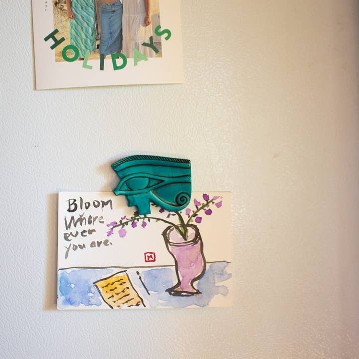 Discoveries, Inc. - Wholesale Magnet - Egyptian Eye Magnet - 2.75"5