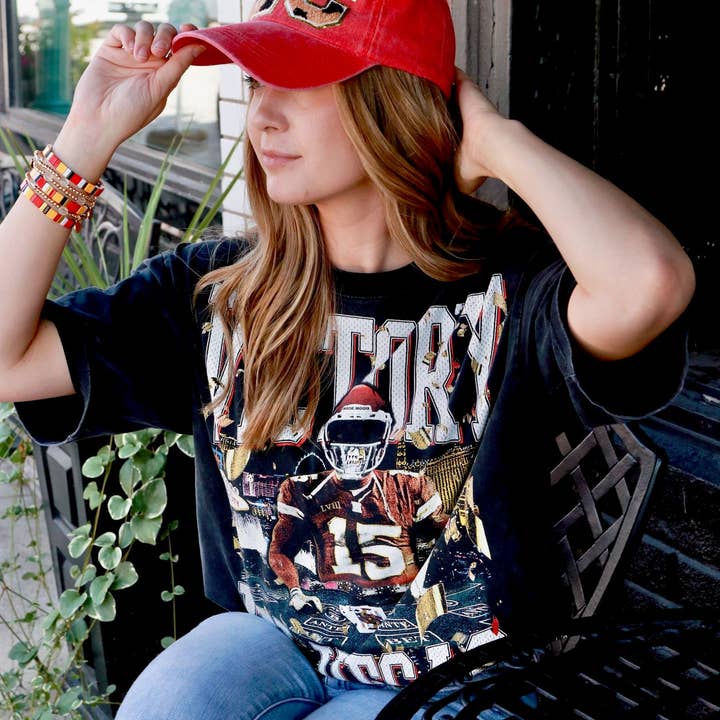 MODish Design Co - Wholesale Baseball Cap - Women's - KC Baseball Cap - Red Leopard2