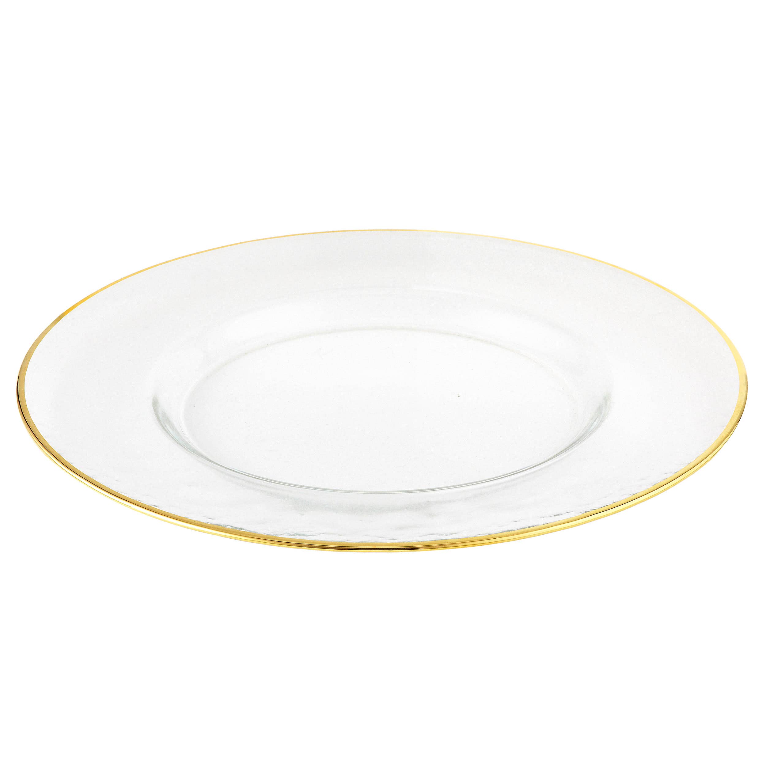 Elegance - Wholesale Charger Plate - Gold Rim Chargers, Set of 41