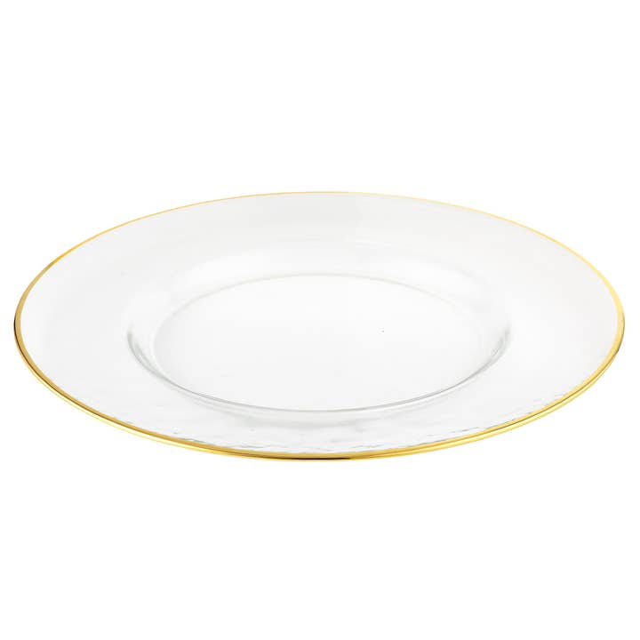 Elegance - Wholesale Charger Plate - Gold Rim Chargers, Set of 41