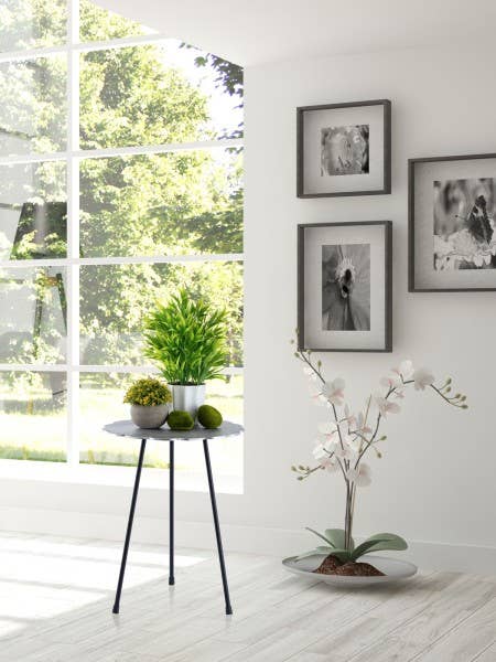 Voglrieder – Engroshandel Tebord – Sidebord metal dekorativt bord Hilton ø 35 x H 46 cm rund A18