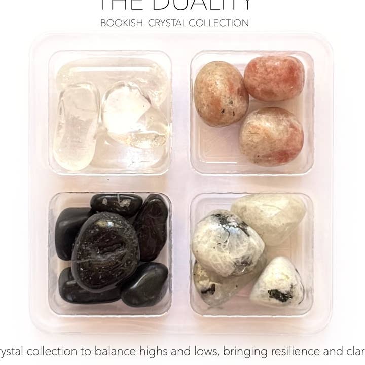 LA DUALITÀ - Set Regalo di Cristalli per Amanti dei Libri per la vendita all'ingrosso da parte di Crystal Grids