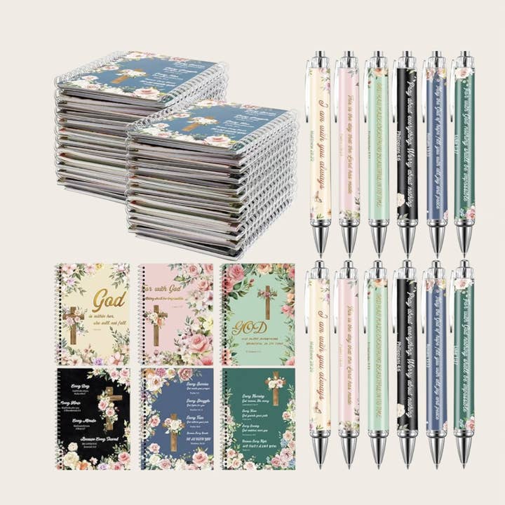 Notizbuch und Stift-Sets mit Bibelversen für den Großhandel von Ella Blue
