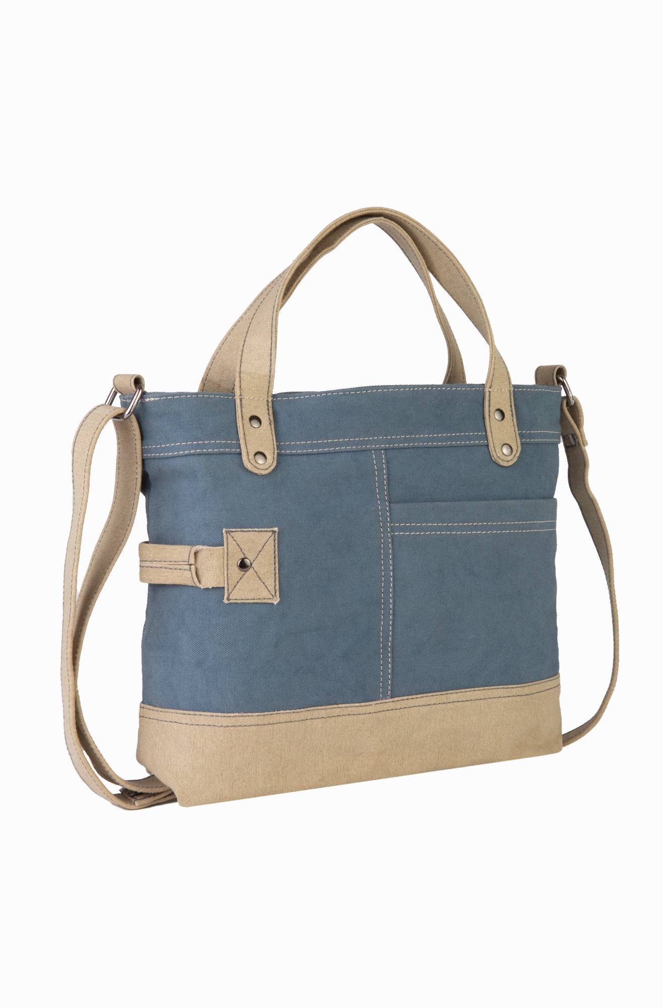 Mona B. - Wholesale Crossbody Bag - Women's - Jules Buckled Up Re-Cycled Canvas Women's Crossbody Bag2