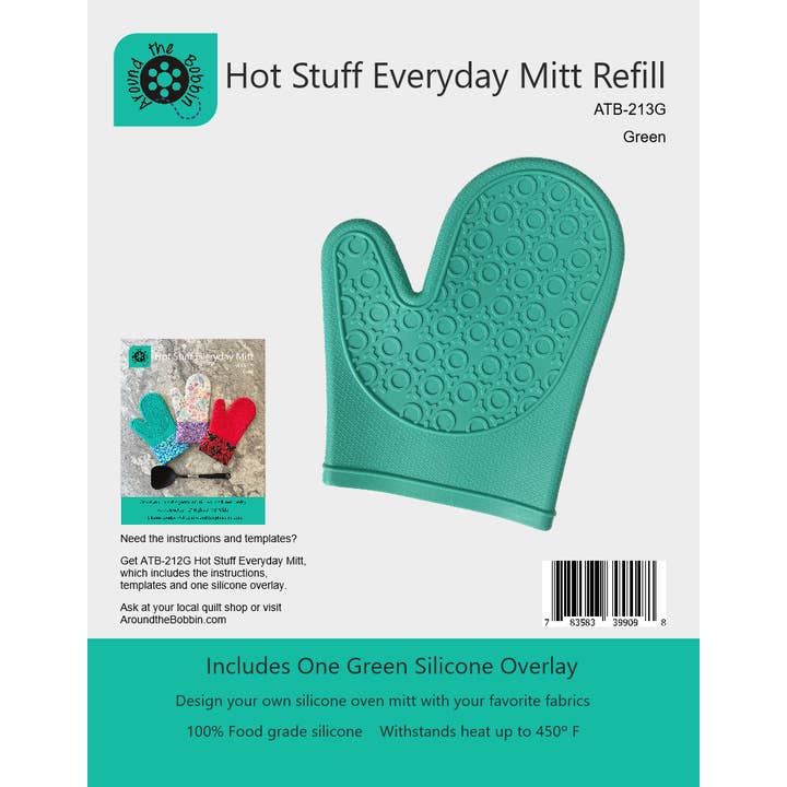 Hot Stuff Everyday Mitt Refill - Green for wholesale by Around the Bobbin