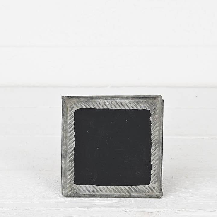 Holiday Depot Inc. - Wholesale Sign - M8770- 4.75in double Side blackboard Metal Sign-4