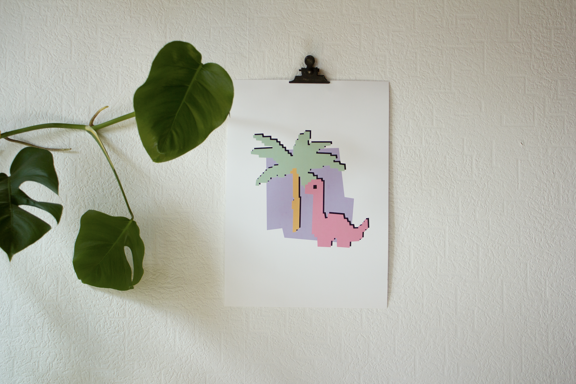 KREUZUEBER - Venta al por mayor Pósteres - PÓSTER PIXEL-DINO DIN-A32