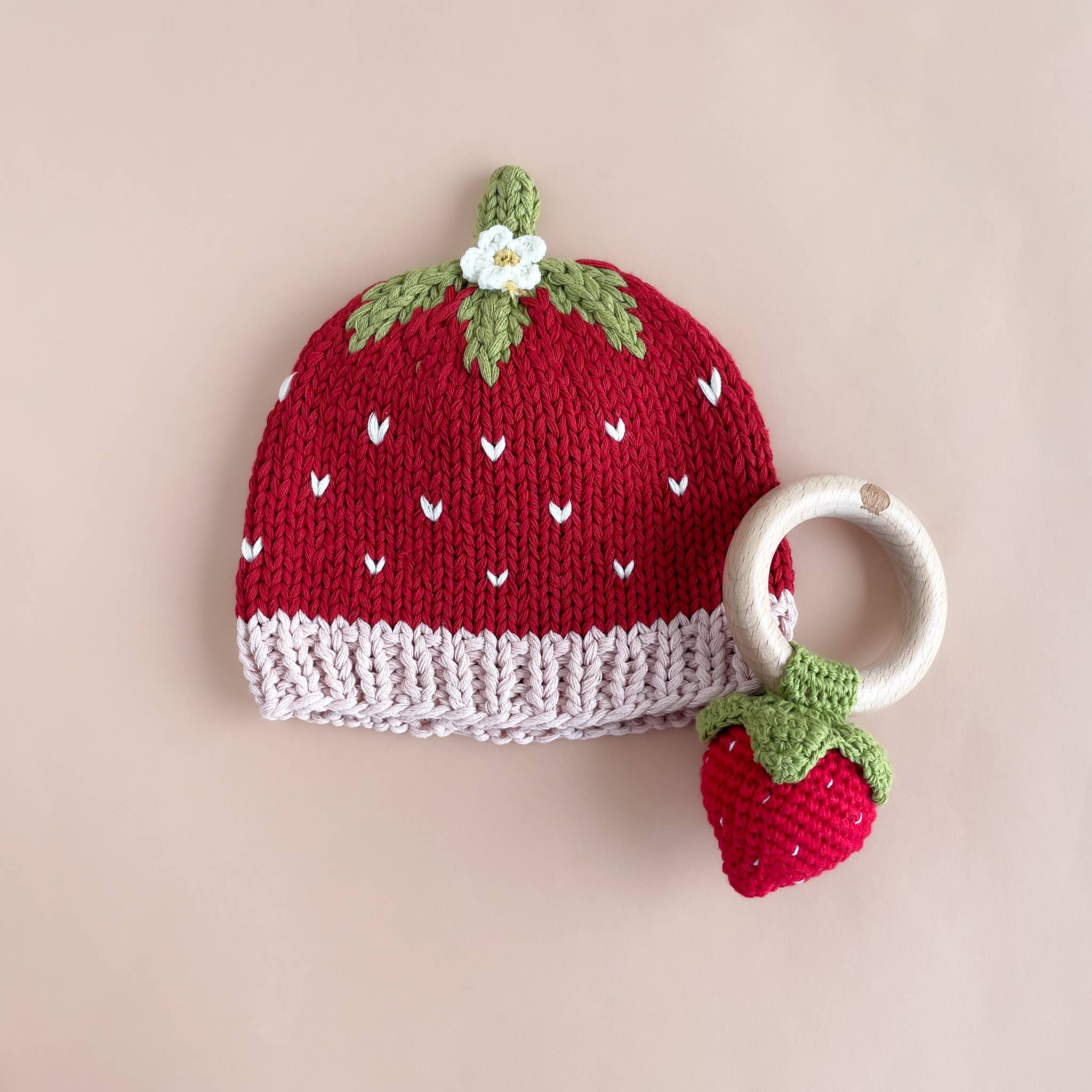 The Blueberry Hill – wholesale Newborn/knit hat – Baby – Cotton Strawberry Beanie Baby Girls Hat Clothing Spring Gift4