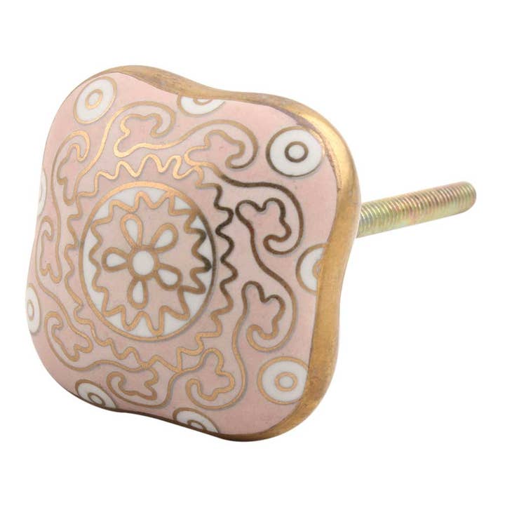 100 Piece Square Unique Knob for Cabinet Dresser Pull Handle for wholesale by Daana Paani LLC