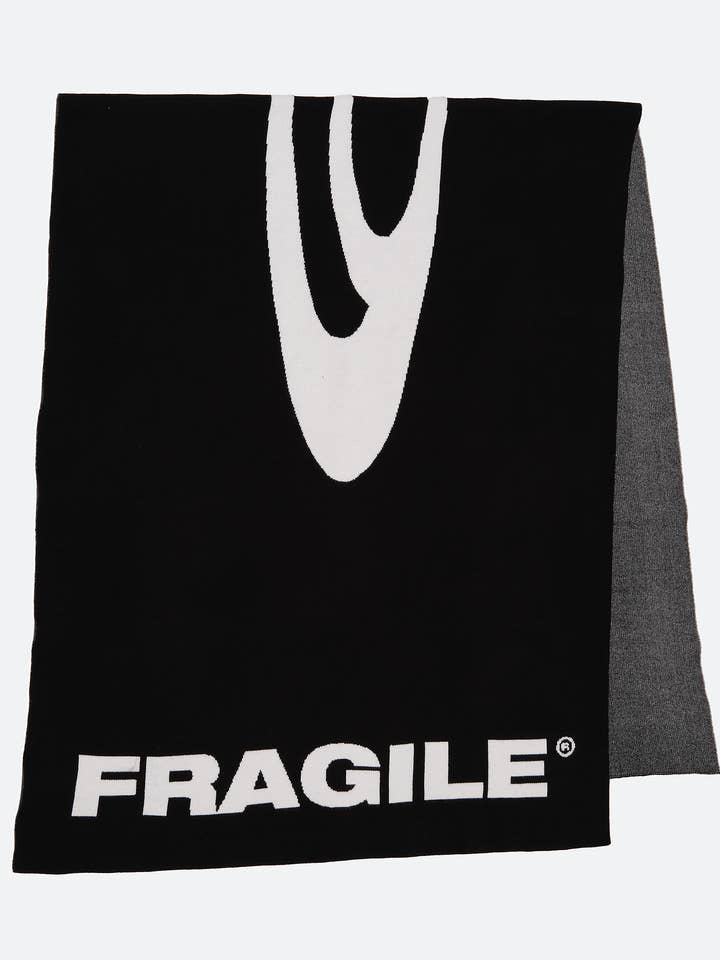 2XL Cachecol Preto Logo por atacado de FRGL